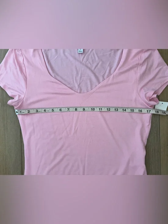 BAR III Sweetheart Neck Short Sleeve Bodysuit NWT - Picture 6 of 10